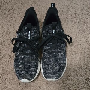 Adidas Slip On Knit Black and White Running Shoes